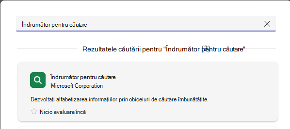 îndrumătorul de căutare