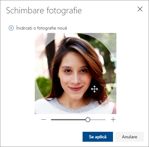 Ajustați fotografia și selectați Se aplică