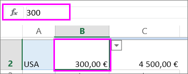 Zobrazenie číselnej hodnoty v riadku funkcií