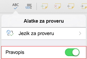 Uključivanje pravopisa