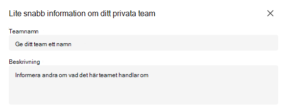 privat team