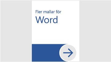 Fler mallar för Word