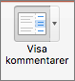 Välj Visa kommentarer.