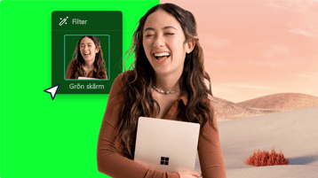 redigera videor med grön skärm